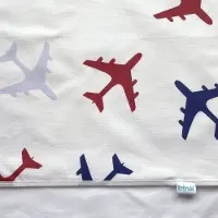 Bink Bedding Planes Blauw 100x150cm Ledikantlaken BB121711
