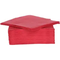 COSY&TRENDY Cosy & Trendy Servetten Luxe kwaliteit - rood - 80x - 38 x 38 cm - Tafel decoratie - Papier