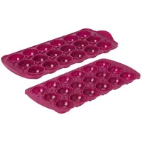 Metaltex cakevorm 18 cupcakes 34 x 14,5 cm violet 2 delig