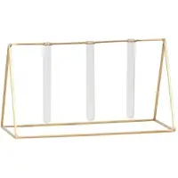 Mica Decorations Atlanta reageerbuis houder 30 x 16 cm goud