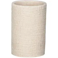 Wenko badkamerbeker Peanut 7 x 10,5 cm polyresin beige