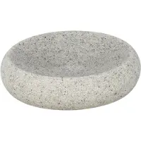 Wenko zeephouder Goa 12,8 x 3,1 cm polyresin grijs