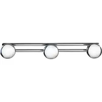 Wenko Kapstok Basic Bxdxh: 24,5x3,3x 6,5 cm, 3 haken in RVS