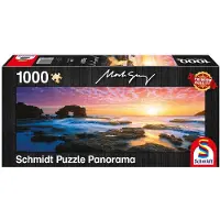 Schmidt Puzzel - Bridgewater Bay zon's ondergang - Panorama - 1000 Stukjes