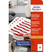 Avery zelfklevende etiketten 54 x 90 mm wit