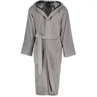 Cawö Home Badjas Heren Stone 833 Capuchon Men-XXL