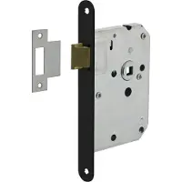 Intersteel loopslot met zwarte voorplaat 20x175 mm