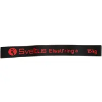 SVELTUS weerstandsband 15 kg 35 x 2,5 cm polyester groen