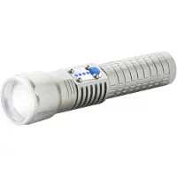 MacGyver zaklamp Extreme led USB 280 lumen 18 cm alu zilver
