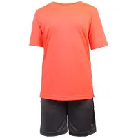 Donnay sportset Cham oranje/antraciet Jongens/Meisjes Polyester Ronde hals - maat 164