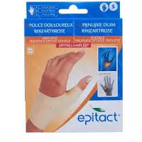 Epitact Soepele Duimorthese Pijnlijke Duim - Rhizartrose Links Small 1 St Verband(en)