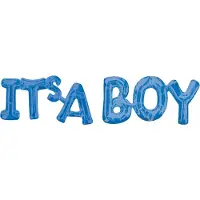 Amscan Folieballon ‘It’s a Boy’ - Blauw