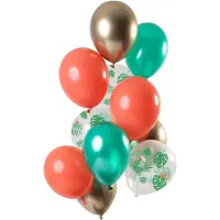 Folat Tropical Ballonnen Set 30cm 12st (Meerkleurig.)