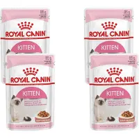 Royal Canin Fhn Kitten Instinctive Mp Pouch - Kattenvoer - 4 x 12x85 g