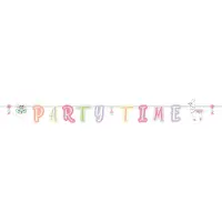Amscan Letter Banner ‘Party Time’ Lama - 2.4 Meter