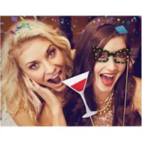 Haza Foto booth props vrijgezellenfeest (multi)