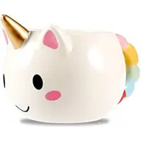I-Total I Total mok Unicorn meisjes 350 ml keramiek wit
