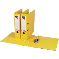Quantore 10 x Ordner - A4 - 80mm breed - PP kunststof - geel