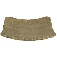 Non-Branded Non Branded schaal Alano 35 x 35 x 7 cm klei goud