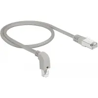 DeLOCK S/FTP Cat 6a - 0.5 meter - Grijs -