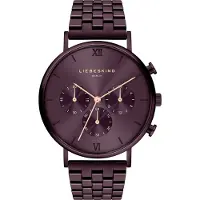 Liebeskind berlin Analoog horloge rose-goud / roodviolet