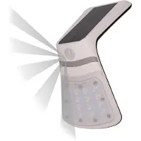 ORNO NOCTURNE - LED Solar lamp - Buitenlamp op Zonne Energie met bewegingssensor - 4000K - 240 lm - IP65