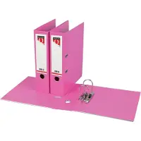 Quantore 10 x Ordner - A4 - 80mm breed - PP kunststof - roze