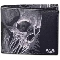 Spiral Bifold portemonnee BAT CURSE Zwart