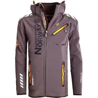 Geographical Norway Softshell Jas Heren Grijs Royaute - L