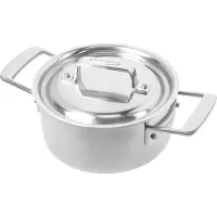 Demeyere Essential 5 Kookpan – Inductie – 16 cm – 1,5L Inhoud - Deksel Inbegrepen