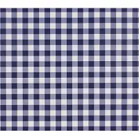 Dutch Wallcoverings Papierbehang ruitje - blauw/wit