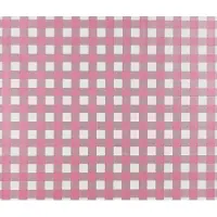 Dutch Wallcoverings Papierbehang ruitje - fuchsia/wit