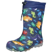 Beck Regenlaarzen blauw / gemengde kleuren