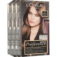 L'Oréal 3x Préférence Permanente Haarkleuring 5.0 Lichtbruin