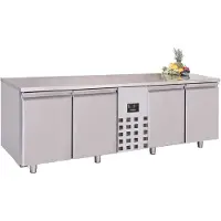 CombiSteel Koelwerkbank Combisteel, 4 Deurs Mono Block, 227x70x85, 230V/400W
