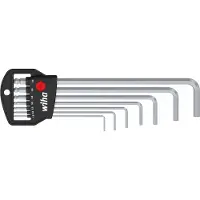 Wiha Inbus Haakse schroevendraaierset 1.5 mm, 2 mm, 2.5 mm, 3 mm, 4 mm, 5 mm, 6 mm 7-delig