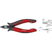 Wiha Zijkniptang Electronic zeer smalle, spitse kop zonder facet | 128mm/5 1/8" - 26812