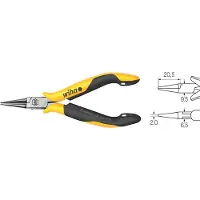 Wiha 26804 Rondbektang ESD Recht Gereedschapsstaal 120 mm