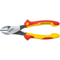 Wiha Krachtzijkniptang Industrial electric met DynamicJoint met in- en uitschakelbare openingsveer | 200 mm - 41280 - 41280