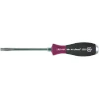 Wiha Schlitzschraubendreher 8,0x1,2x150mm Micro-Finish Werkplaats Platte schroevendraaier Kopbreedte: 8 mm Koplengte: 150 mm
