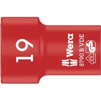 Wera 8790 B VDE 05004963001 Dop (zeskant) Dopsleutelinzetstuk 19 mm 3/8 (10 mm)
