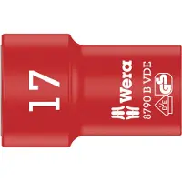 Wera 8790 B VDE 05004961001 Dop (zeskant) VDE-dopsleutelinzet 17 mm 17 mm 3/8 (10 mm)