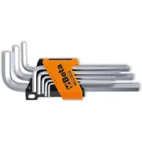Beta 9-delig set haakse stiftsleutels met zeskant profiel 96LC/SC8 - 000960334