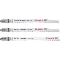 Bosch 2608900549 Expert Hardwood 2-side clean set decoupeerzaagbladen, 2-delig, T308BF/BFP 3 stuk(s)