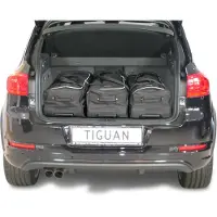 Car-Bags Reistassenset Volkswagen Tiguan (5N) high boot floor 2007-2015 suv voor o.a. VOLKSWAGEN