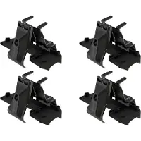 Thule Kit Flush Rail 6078 Seat Arona 18+/ Volkswagen Golf Variant 13-20/touran 15+/golf Alltrack 15-20 Dakdragers Zwart