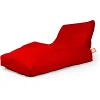 Whoober loungestoel zitzak "Bali XL" outdoor rood - Wasbaar - Geschikt voor buiten