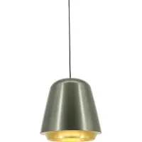 Artdelight Design Hanglamp Santiago Ø 35cm Grijs Met Goud