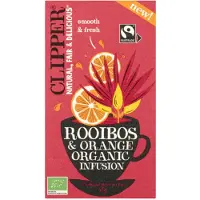 Clipper thee Clipper - Thee Rooibos Orange - 4 x 20 stuks - Voordeelverpakking