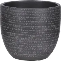 Mica Decorations Bloempot Mica Decorations Carrie Black 35 cm